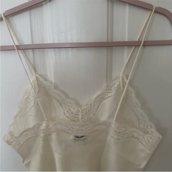 Vintage 70’s Christian Dior Satin Camisole Small Union Made - Picture 9 of 13